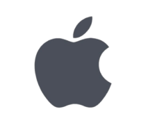 small logo of apple